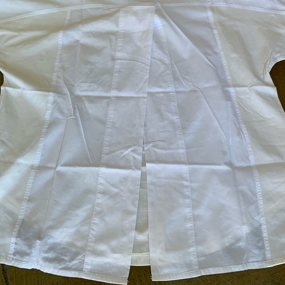 Madewell Cotton Top Tee Blouse Split Back Sz S M - Picture 3 of 12